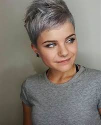 20 Photo of Gray Hair Pixie Haircuts