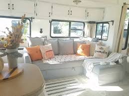 Local made sofa from one of the best. Rv Sofa Bed Upgrade Ideas For Your Camper Remodel Barefoot Detour