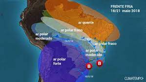É alto o risco de geada no final desta semana no rio grande do sul, em. Segunda Quinzena De Maio Tera Ar Polar Forte Para O Brasil