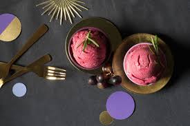 Nachtisch Zu Weihnachten Traubensaftsorbet Mit Rosmarin Aldi Inspiriert Einfacher Nachtisch Nachtisch Weihnachten Vegane Leckereien
