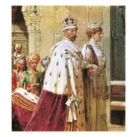King George V and Queen Mary presided over the spectacular Delhi Durbar #OnThisDay #OnThisDay in 1911, the only Coronation of a British Monarch as the King-Emperor in India: (link in Bio ➡️