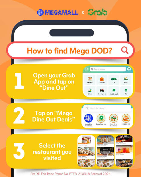 SM Megamall Dining Promo