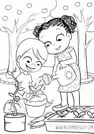 Print our free vegetable and flower garden coloring pages. Easy Vegetable Garden Drawing For Kids