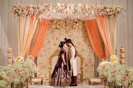 Chase Center On The Riverfront Delaware Indian Wedding Viha Vishal Indian Wedding Decorations Indian Wedding Stage Indian Wedding Decorations Receptions