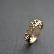14k Solid Gold Crown Ring Wedding Band Engagement Ring Etsy Jewelry Beautiful Jewelry Jewels
