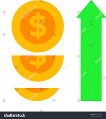Illustration Vector Graphic Dollar Coin Grow Stock Vector Royalty Free 1707799705 In 2020 Dollar Coin Stock Vector Illustration