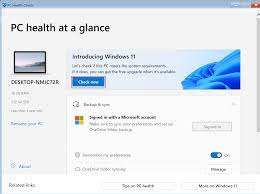 It appears as though microsoft has dropped the requirement to … Windows 11 Pc Health Check App Is Back Check If You Can Install Windows 11 Gear Up Windows 11 10