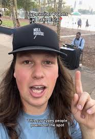 On the spot typewriter poems at Lake Eola!💃🏾🥰💕 This poem was a really  cool one to witness, the love of this couple oozing out from every pore.  Every Sunday Marquis Lee @xyzartsllc writes poems for ...