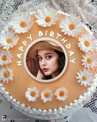 Birthday Cake With Photo Frame Editor Best Birthday Cake Frame Birthday Wishes Cake Happy Birthday Wishes Cake Happy Birthday Cake Photo