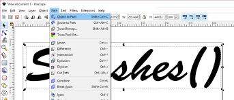 It is not possible to copy and paste bold script fonts itself. Ask A Font Creator Diy Swashes In Inkscape The Font Bundles Blog