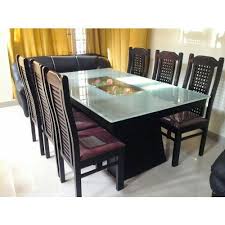 Check spelling or type a new query. Brown Rectangular Designer Wooden Dining Table Set For Home Size 7x3 5 Feet Rs 29999 Set Id 22107238655