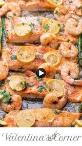 Recette De Saumon Aux Crevettes Au Four Un Ragout Rapide Avec Du Saumon Au Four Recettes De Cuisine Recette Saumon Recette De Crevettes