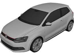 Volkswagen Polo Gti 2012 3d Model Download Volkswagen Polo Volkswagen Polo Gti Polo Gti