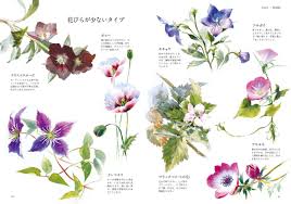 水彩花の手作りでシームレスな夏パターン イラストレーションの