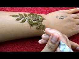 New Stylish And Easy Gulf Mehndi Design For Hand Teej Special Mehndi Arham Mehndi Designs Simple Henna Designs Hand Henna Designs Easy Henna Designs Hand
