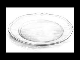 How To Draw A Plate Youtube Youtube Plates