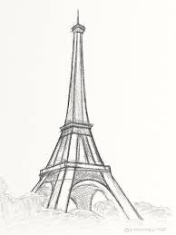70 Easy And Beautiful Eiffel Tower Drawing And Sketches Eiffel Tower Drawing Art Drawings Simple Art Drawings Sketches Simple 2) from the middle of the rectangle, draw one vertical and one horizontal line equally dividing the mark off the width and height of the eiffel tower. eiffel tower drawing