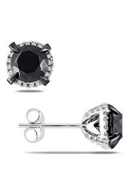 Black And White Diamond Earrings Sign Up Beyond The Rack Black Diamond Earrings White Diamond Earrings Jewelry