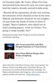 Mario Calabresi On Twitter Questo Tweet E Finito Sul Nytimes Grazie A Jasondhorowitz Ora Incrociamo Le Dita Per Mario Draghi