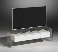Glass tv stands (crafted with wood) most glass tv stands are actually made up of a combination of glass and wood, with the wood making up the stand's base, top and sides and the glass comprising elements of the stand's 'cupboard doors.' Buy Glass Tv Stands And Tv Tables Dreieck Design