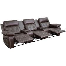 Brando Cinema Seats Theater Seating Leather Reclining Sofa Home Theater Seating