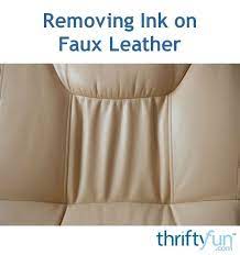 Fill a small bucket with some lukewarm water and just enough mild dishwashing. Removing Ink On Faux Leather Ink Stain Removal Remove Ink From Leather Faux Leather