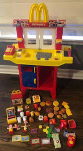 Vintage Mcdonalds Drive Thru Play Kitchen Playset Accessories Read Mcdonalds Toy Kitchen Mcdonalds Toys Play Kitchen