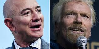Jeff bezos est élu personnalité de l'année selon time magazine en 1999. Entre Jeff Bezos Et Richard Branson La Course A L Espace Des Milliardaires S Emballe