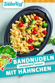 Bandnudeln Mit Hahnchen Rezept Fur Den Thermomix Rezept Rezepte Thermomix Thermomix Rezepte Rezepte