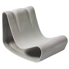 Concrete furniture for yards, patios, gardens, porches, etc. Loop Chair Modern Concrete Outdoor Chair By Willy Guhl Stardust