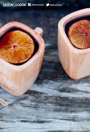 Revista Platosycopas Navegado Vino Tinto Clavos De Olor Canela Jugo De Naranja Rodajas De Naranjas Y Azucar Chilean Recipes Food Recipes