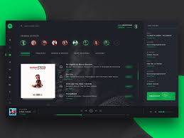 세계 최대의 음악 서비스 스포티파이 spotify는 아직 한국에서 정식으로 서비스되고 있지 않습니다. Spotify Redesign Spotify Design Web Layout Design Android Design