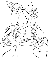 800 x 929 png 92 кб. Aladdin Jasmine And Genie Coloring Page Coloringbay