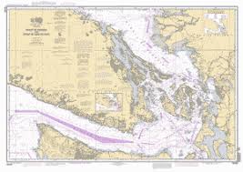 strait of georgia and strait of juan de fuca nautical chart