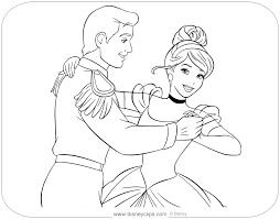 Free download 37 best quality cinderella and prince coloring pages at getdrawings. Cinderella Coloring Pages 3 Disneyclips Com