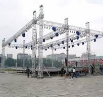 Outdoor Concert Aluminum Square Stage Truss Structure With ...