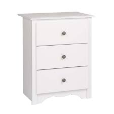 Save money online with drawer nightstand deals, sales, and discounts march 2021. Kingfisher Lane 3 Drawer Tall Nightstand In White Walmart Com Walmart Com