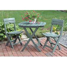 3 Piece Fast Fold Outdoor Furniture Bistro Set In Sage Green Outdoor Patio Furniture Sets Outdoor Patio Decor Patio Decor