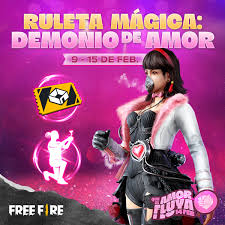 For more information and source, see on this link : Garena Free Fire Demonio De Amor Llego A La Ruleta Magica Gira Tu Suerte Para Obtener Alguno De Los Increibles Premios Disponibles Como El Emote Flores De Amor Y Salas