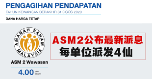 This fund was launched in conjunction with vision 2020 which the authorisation of amanah saham wawasan 2020 and lodgement of this product highlights sheet, should not be taken to indicate that the securities. Asm2å…¬å¸ƒæœ€æ–°æ´¾æ¯çŽ‡ 4ä»™ Winrayland