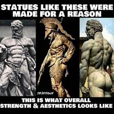 Statues Of Greek Gods Strenght Aesthetics Statues Gym Lats Back Chest Aeera Dedication Physique Bodybuilding Bodybuilding Gym Life Statue
