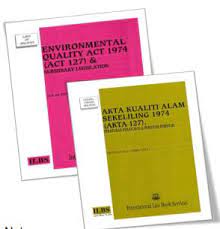 Details on environmental quality act 1974 and regulations amendments from 1980 to march 1994, with index : Http Wepa Db Net 3rd En Meeting 20170926 Pdf 26 3 06 Malaysia Pdf