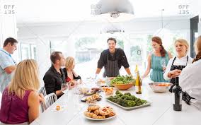 I was surprised with a private dinner for my birthday in october. Island Dinner Party Stock Photos Offset