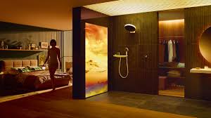 A shower panel is an ideal purchase for your bathroom if you want to replace your existing shower with something that is modern and useful. Raintunes Shower Experiences Smart And Sensuous Hansgrohe Int