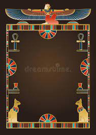 Download Egyptian Background And Design Elements Stock Vector Illustration Of Design Treasure 55463012 Egypt Design Egyptian Background Egypt Illustration