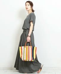 beauty youth united arrows 予約 web限定 by ベルト付きカットソーマキシワンピース 10 260税込 ダークグレー マキシワンピース ワンピース マキシ