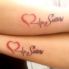 Well, here is another sister heart tattoo. Sweet Sister Tattoos Tattoo Ideas Artists And Models