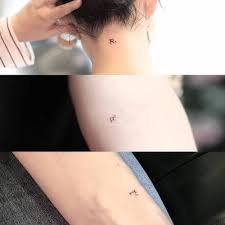 Applicator and numbers sold separately. Tattoo Tagged With Small Best Friend Matching Micro Initials Tiny Back Of Neck Love Ifttt Little Latin Script Minimalist R Letter Inner Forearm Matching Tattoos For Best Friends Chang Inked App Com
