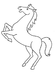 Coloriage Cheval 48 Sur Hugolescargot Com Hugolescargot Com Coloriage Cheval Coloriage Dessin Cheval Facile