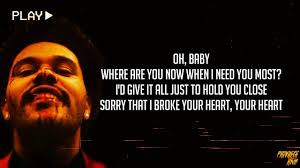 verse 1 thought i almost died in my dream again (baby, almost died) fightin' for my life, i couldn't breathe again i'm fallin' in too deep (oh, oh) without you. The Weeknd After Hours Lyrics Youtube